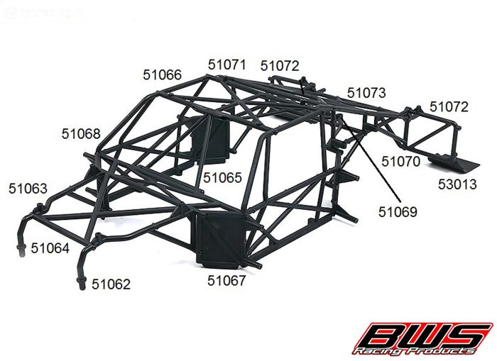 BWS Racing DTT7 Rolkooi