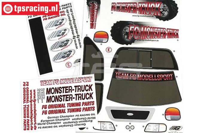 FG20155 Stickers FG Monster-Stadium-Street Truck, Set