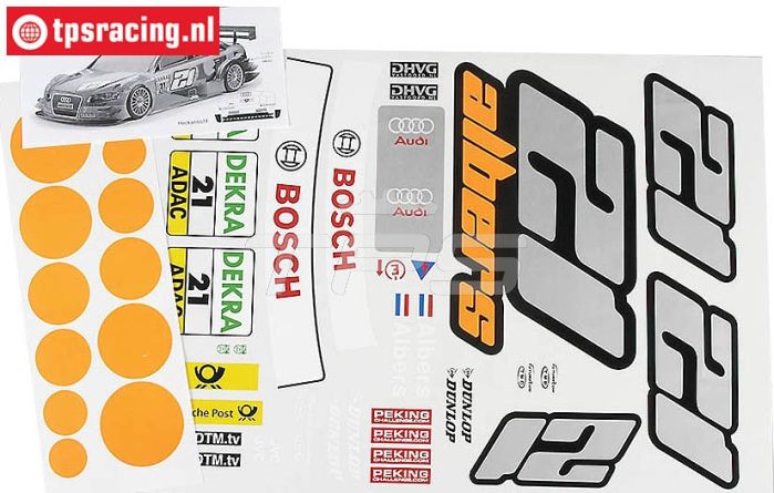 FG4156 Team Stickers Audi A4 Albers, Set