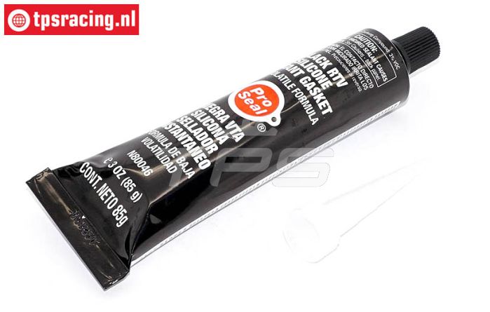 TPS0313/10 Pro-Seal siliconen rubber zwart 85 gr, 1 St.