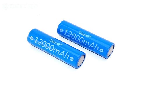 TPS12000/02 18650 Li-Ion accu 3,7 volt 12000 mHa, 2 st.