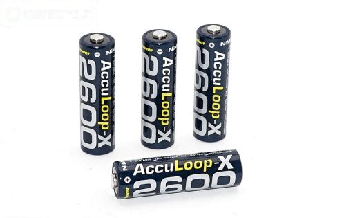 ACCUL2600 Acculoop-X AA 2600 mAh 1,2 Volt, 4 st.