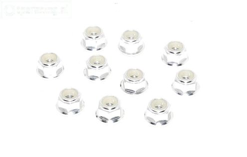 TPS1223/03 Aluminium borgmoer M3 Zilver, 10 st.