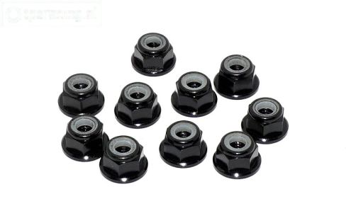 TPS1224/02 Alu borgmoer M4 Zwart, 10 st.