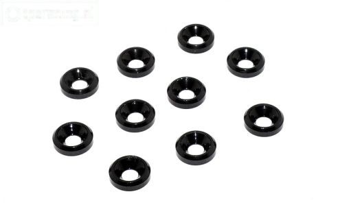 TPS1233/02 Alu verzonken ring Ø3 mm Zwart, 10 st.