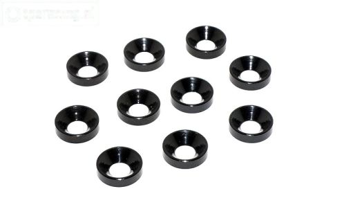 TPS1234/02 Alu verzonken ring Ø4 mm Zwart, 10 st.