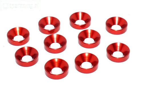 TPS1235/01 Alu verzonken ring Ø5 mm Rood, 10 st.