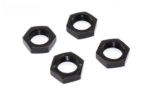 AR310449 ARRMA Alu-Wielmoer zwart 17 mm, 4 st.