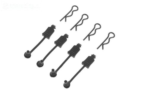 AR390178 ARRMA Body clip met rubber, 4 st.