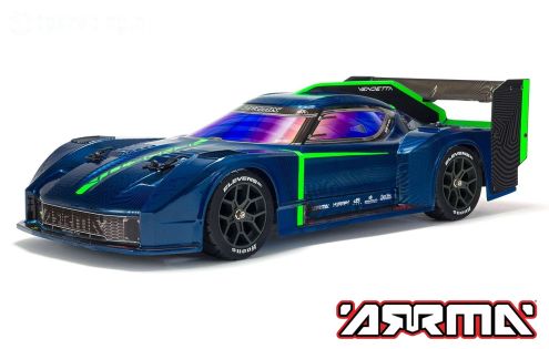 ARA4319V3BT2 VENDETTA 4X4 3S BLX Speed Bash Racer RTR, Bl.