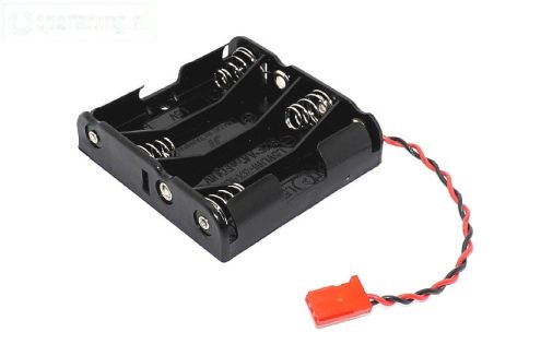 F01001342 Futaba Batterij houder 4 x AA, 1 st.