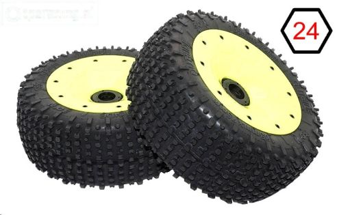 BWS69034/02 Mini-Pin zwart-geel Ø180-B75 mm, 2 st
