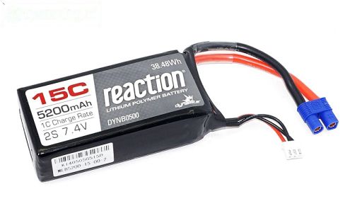 DYNB0500 2S LiPo accu Reaction 5200 mAh, 1 st.