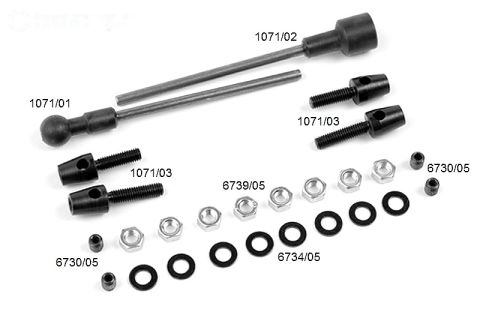 FG1071 Stabilisator achter, Ø4,0 mm, Set