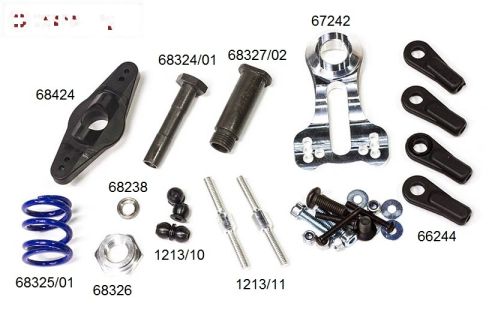 FG1212 Servo-saver compleet 80°, 1/5, Set