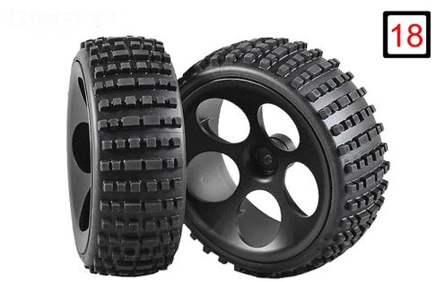 FG60215/06 Buggy banden M gelijmd Ø180-B60 mm, 2 st.