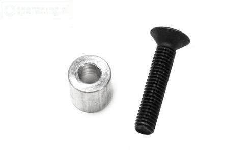 FG6024/02 Aluminium afstand bus H10 mm, Set