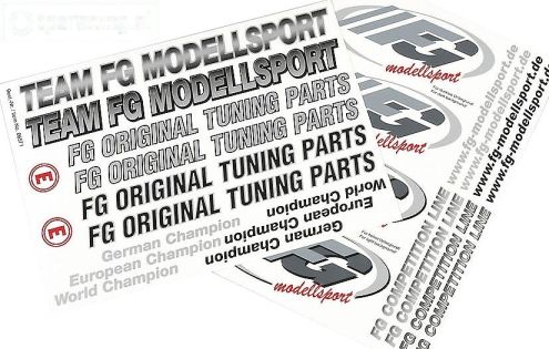 FG6571 FG Stickers Grijs, Set