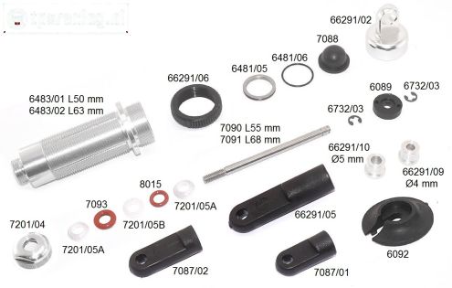 Bouwtekening FG Schokdempers FG'04-Ø16