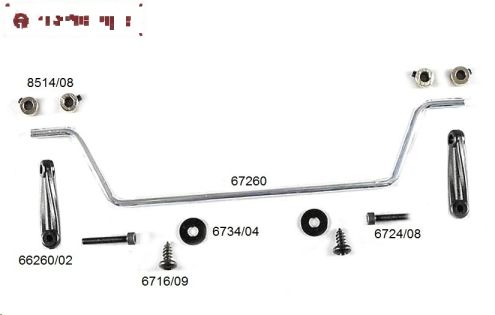 FG67260/10 Stabilisator 1/6 Sports-Line voor, Set