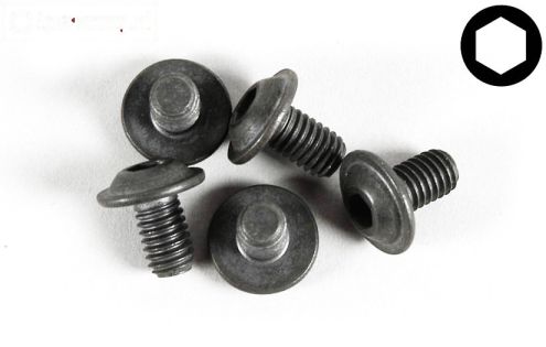 FG6717/16 Inbus bolkop flens M6-L10 mm, 5 St.