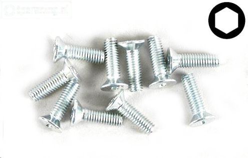 FG6719/10 Inbus verzonken kop M3-L10 mm, 10 St.