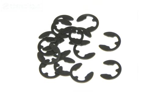 TPS6732/06 E-Clips zwart Ø6 mm, 15 St.