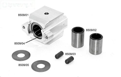 FG68408 Alu-Differentieel vrijloop 4WD voor, Set