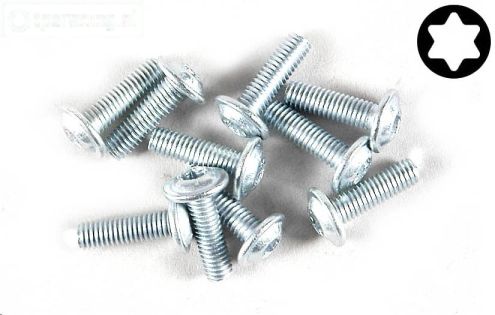 FG6917/10 Torx flens bolkop M3-L10 mm, 10 St.