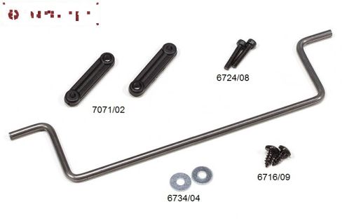 FG7071 Stabilisator achter L178- Ø4,0 mm, Set