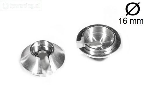 FG7205/07 Alu-Schokdemper veerschotel Ø16 mm, 2 St.