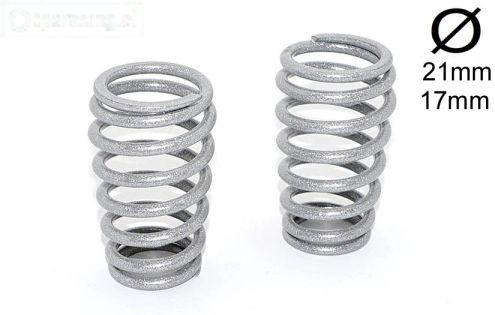 FG7287 Schokdemper veer Zilver Ø3,2-L57 mm, 2 st.