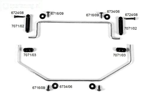 FG8511 Stabilisator 2WD 2WD Ø4-Ø5 mm, Set