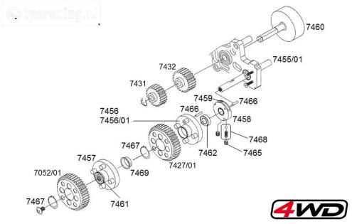 Bouwtekening FG 2 Versnelling FG7452
