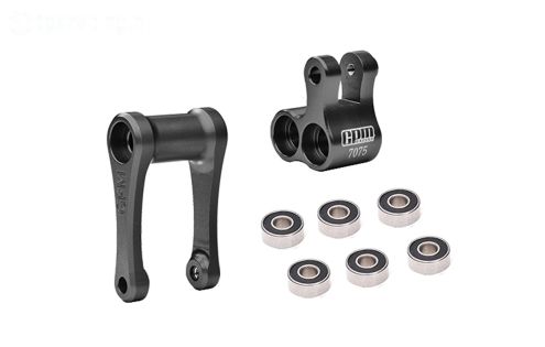 MX030-BK PROMOTO Alu-Schokd. hevel achter Zwart, Set