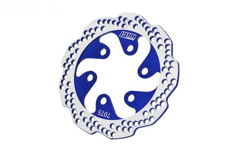 MX010/DISK-B PROMOTO Alu-remsch. achter blauw, 1 st.