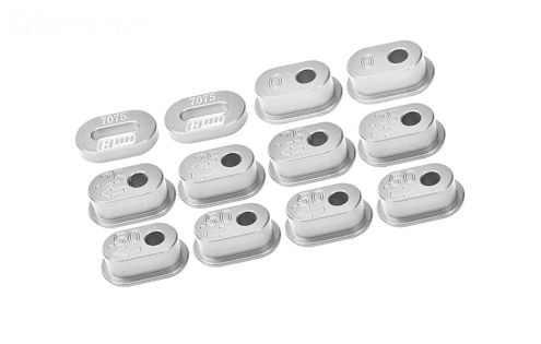 MX010-S PROMOTO Alu-Ketting spanner zilver, set