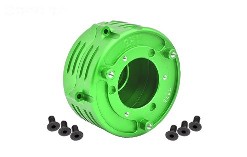MX012-G PROMOTO Alu vliegwiel huis Groen, 1 st.