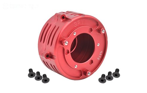 MX012-R PROMOTO Alu vliegwiel huis Rood, 1 st.