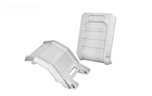 MX016AB-S PROMOTO Alu-Skid plaat Zilver, set