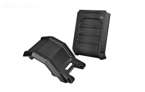 MX016AB-BK PROMOTO Alu-Skid plaat zwart, set