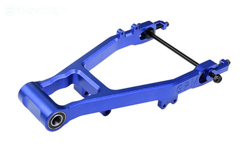 MX057A-B PROMOTO Alu achter vork instelbaar blauw, 1 st.