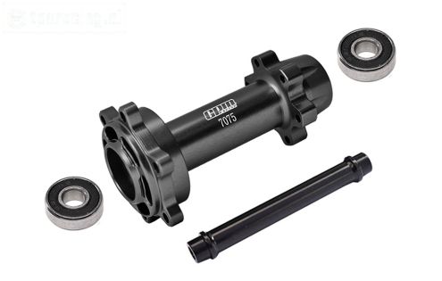 MX007-BK PROMOTO Alu wiel as achter zwart, set
