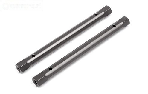 HPI102214 Spoiler houder pen Gun-Metal, 2 st.