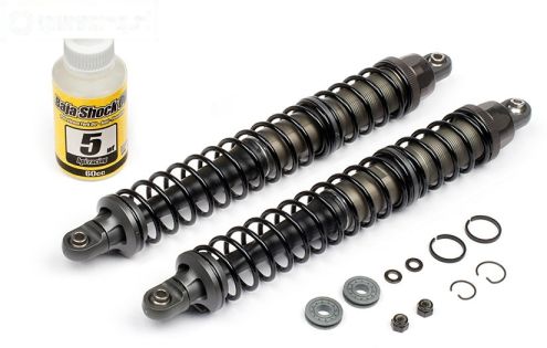 HPI102481 Schokdemper achter VVC/HD Gun-Metal, 2 st.