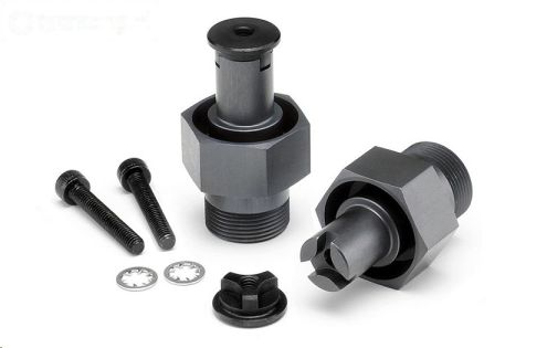 HPI105612 HD Wiel as voor Gun-Metal, 2 st.