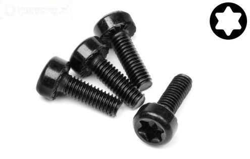 HPI15455 Torx normale kop M4-L12 mm, 4 St.