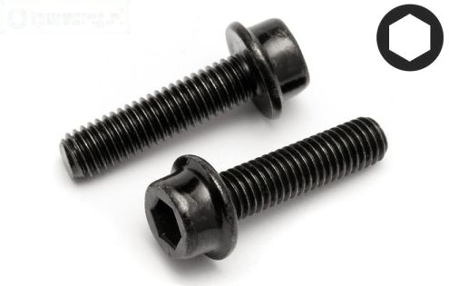 HPI15463 Inbus normale kop met flens M5-L20 mm, 2 St.