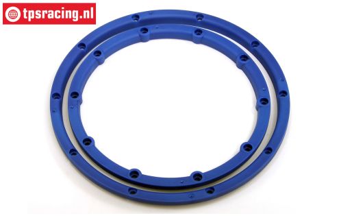 HPI3246 Beadlock Blauw Ø120, 2 st.