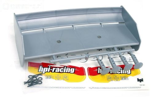 HPI85453 Achterspoiler Zilver, Set